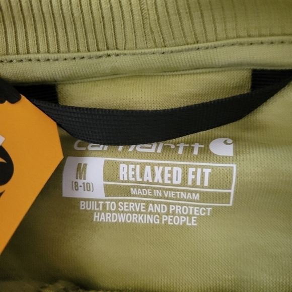 Carhartt Embossed Logo Detail Womens Sweatshirt Heavy Weight Fleece Size M NWT - Picture 4 of 8